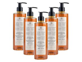 Set PRIJA 5x380ml Shampoo und Duschgel  mit Ginseng