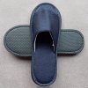 Hotelhausschuhe HS13 NAVY (Tasche), offene Spitze, 7mm EVA-Sohle, Größe 28cm