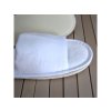 Hotel-Slipper HS7 VELOURS - OFFENE ZEHE, 29,5cm, weiß
