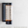 Halter für CySoap-Spender 360 ml (für Schrauben), schwarz