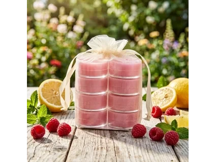 Čajne svijeće MALINOVA LIMUNADA (RASPBERRY LEMONADE) 12 kom