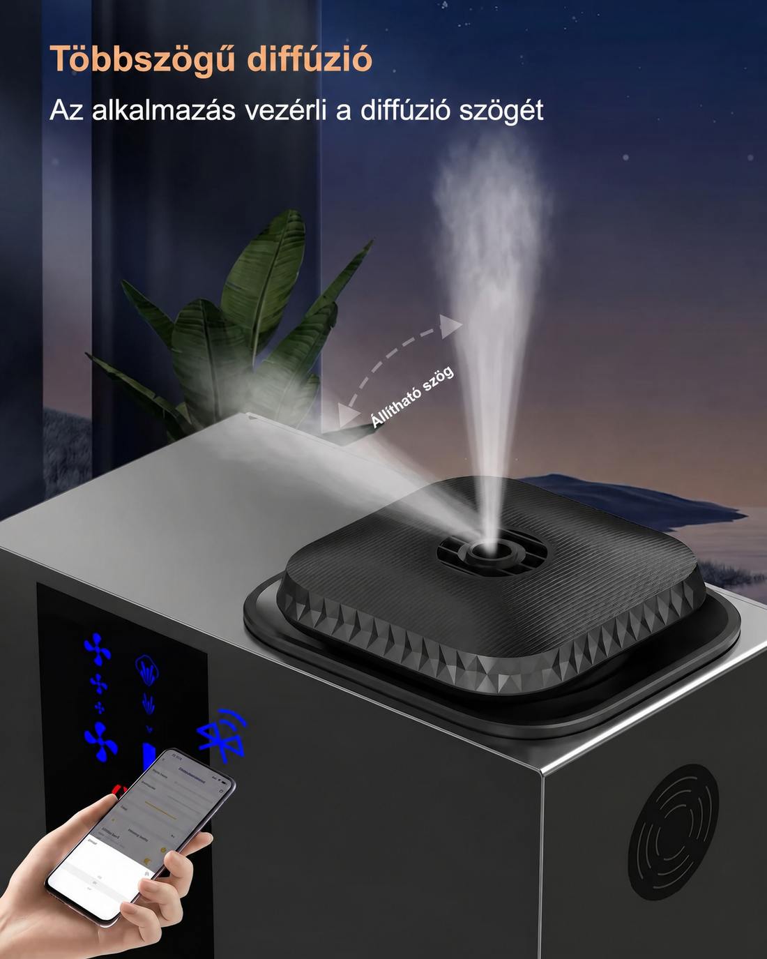 A TORI A300 többszögű diffúziója alkalmazásból vezérelve