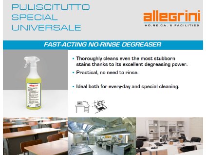 PULISCITUTTO SPECIAL UNIVERSALE 750ml - Univerzális zsírtalanító- és tisztítószer