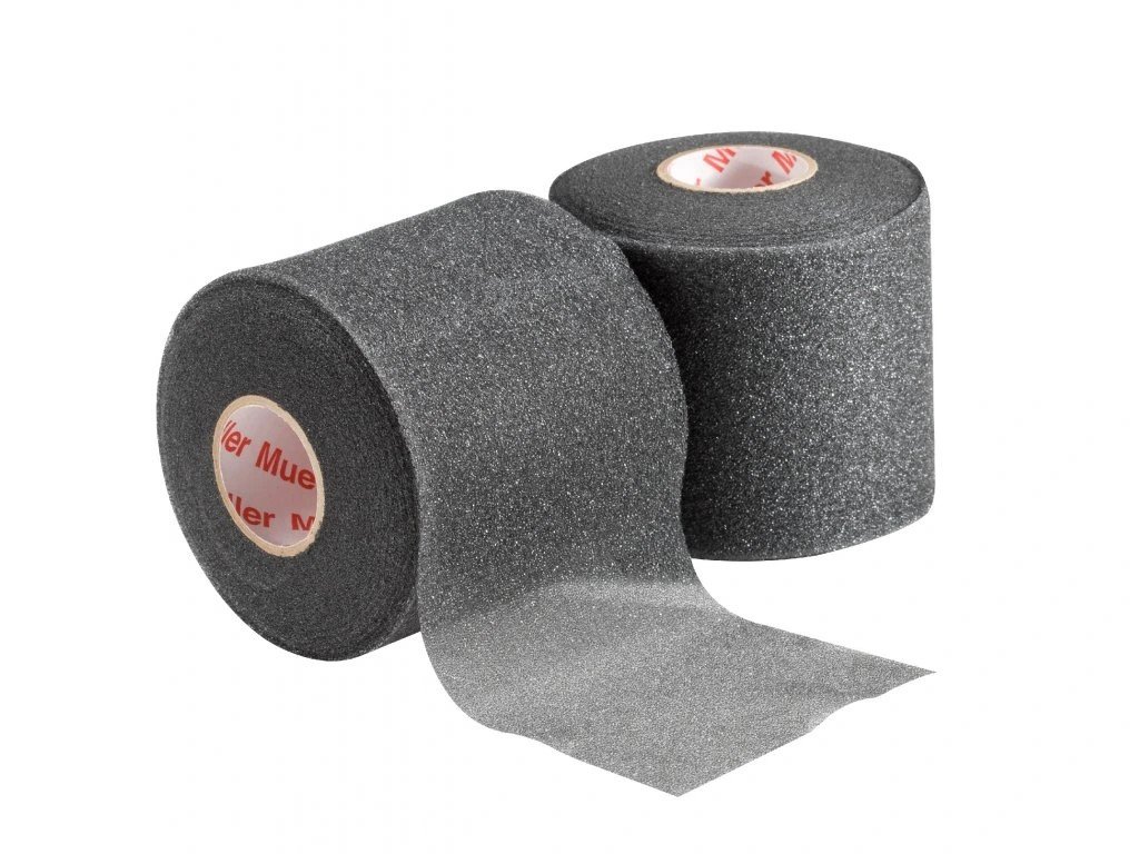 1186 1 mueller mwrap colored podtejpovaci molitanova paska cerna 7 cm x 27 4 m