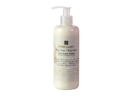 crema corpo in flacone da 300 ml della Linea Cortesia vero evergreen per hotel FederHotel ordinabile da 1 solo flacone