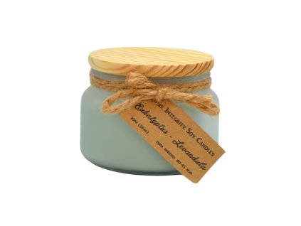 Candela profumata alla soia EUCALIPTO E LAVANDA 10 oz (284 g)