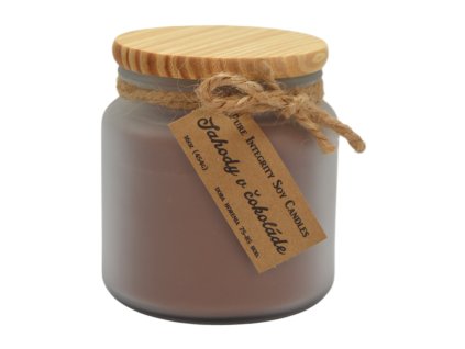 Candela profumata alla soia al cioccolato e fragole (CHOCOLATE STRAWBERRY), 16 oz (454 g)