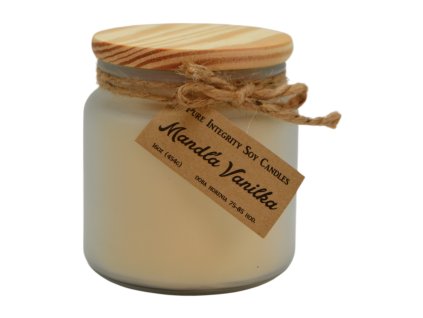 Candela profumata alla soia MANDORLA VANIGLIA 16 oz (454 g)