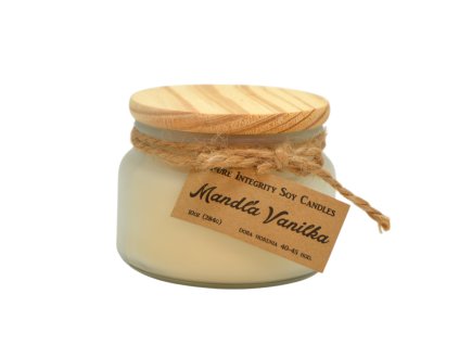 Candela profumata alla soia MANDORLA VANIGLIA 10 oz (284 g)
