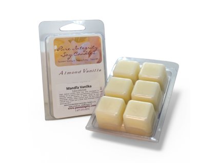 Cera di soia profumata MANDORLA VANIGLIA 3,5 oz (103 g)