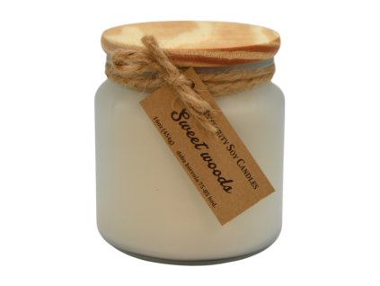 Candela profumata alla soia SWEET WOODS da 16 oz (454 g)