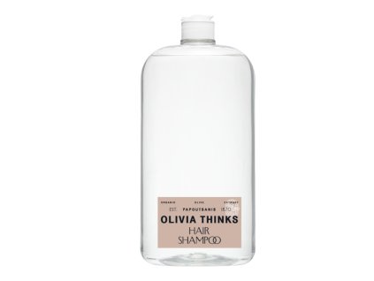 olivia thinks hair shampoo 1l Photoroom