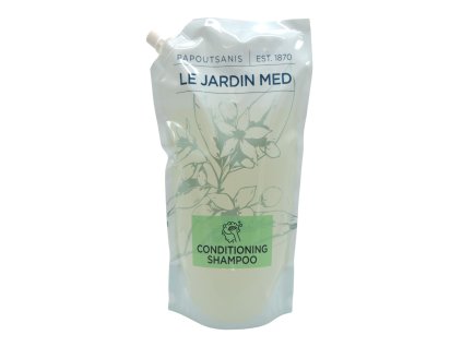 Shampoo con balsamo 1,1L LE JARDIN MED (ricarica)