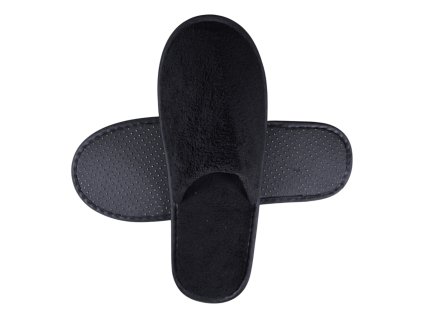 Ciabatte da hotel HS NOIR (borsa), punta chiusa, misura 29,5 cm