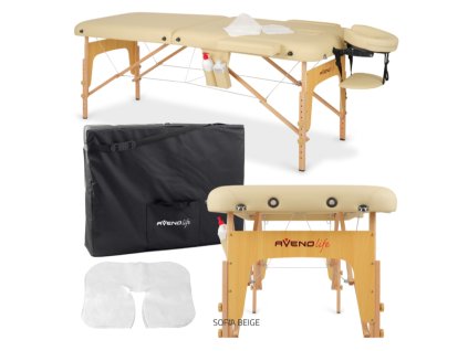 Lettino da massaggio portatile SOFIA, K533 beige