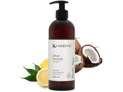 Olio per massaggio SPA quotidiano CITRUS COCONUT  500 ml