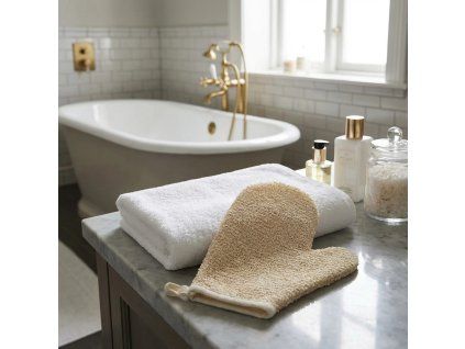 Guanto da doccia massaggiante