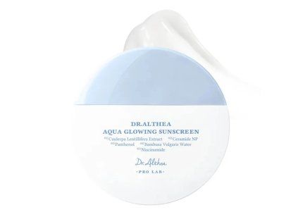 Dr. Althea Pro Lab Aqua Glowing Sunscreen - Crema solare per il viso SPF50, 45 ml