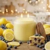 Candela profumata alla soia TORTA AL LIMONE E MIRTILLI 16 oz (454 g)