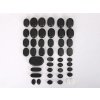 Set di 45 pietre laviche per massaggi