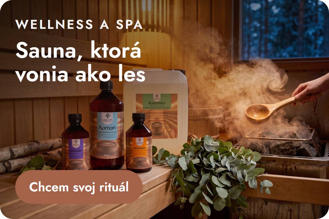 Sauna, ktorá vonia ako les – wellness a spa