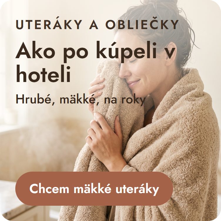 Ako po kúpeli v hoteli – uteráky a obliečky