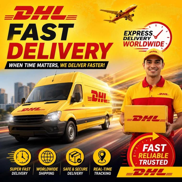 DHL Express – transport aerian și livrare cu duba