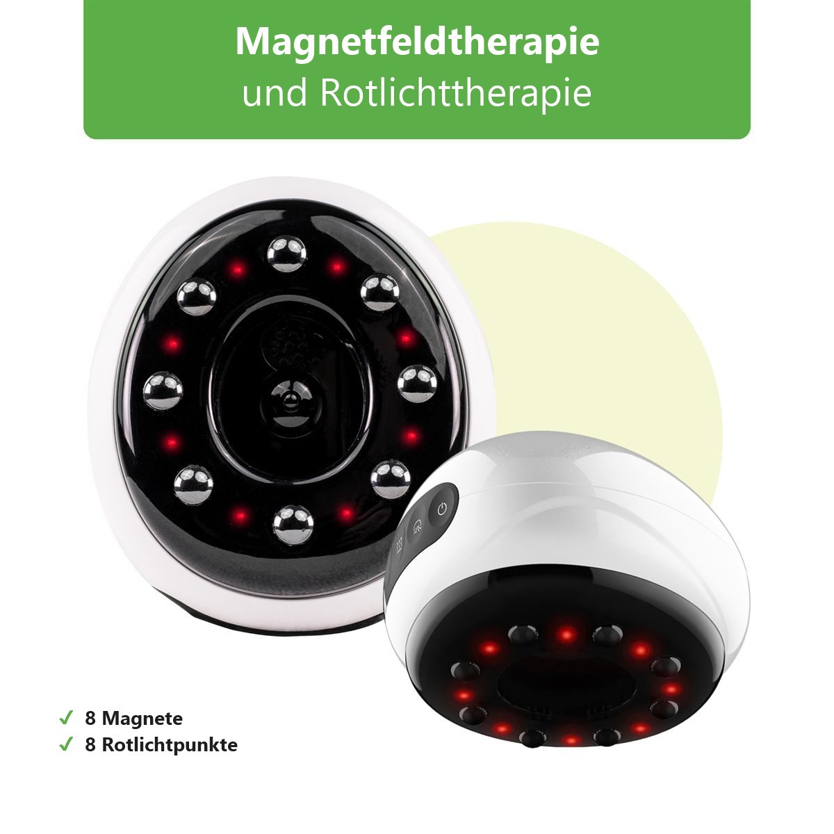 AirBubble – Magnete und Rotlichtpunkte