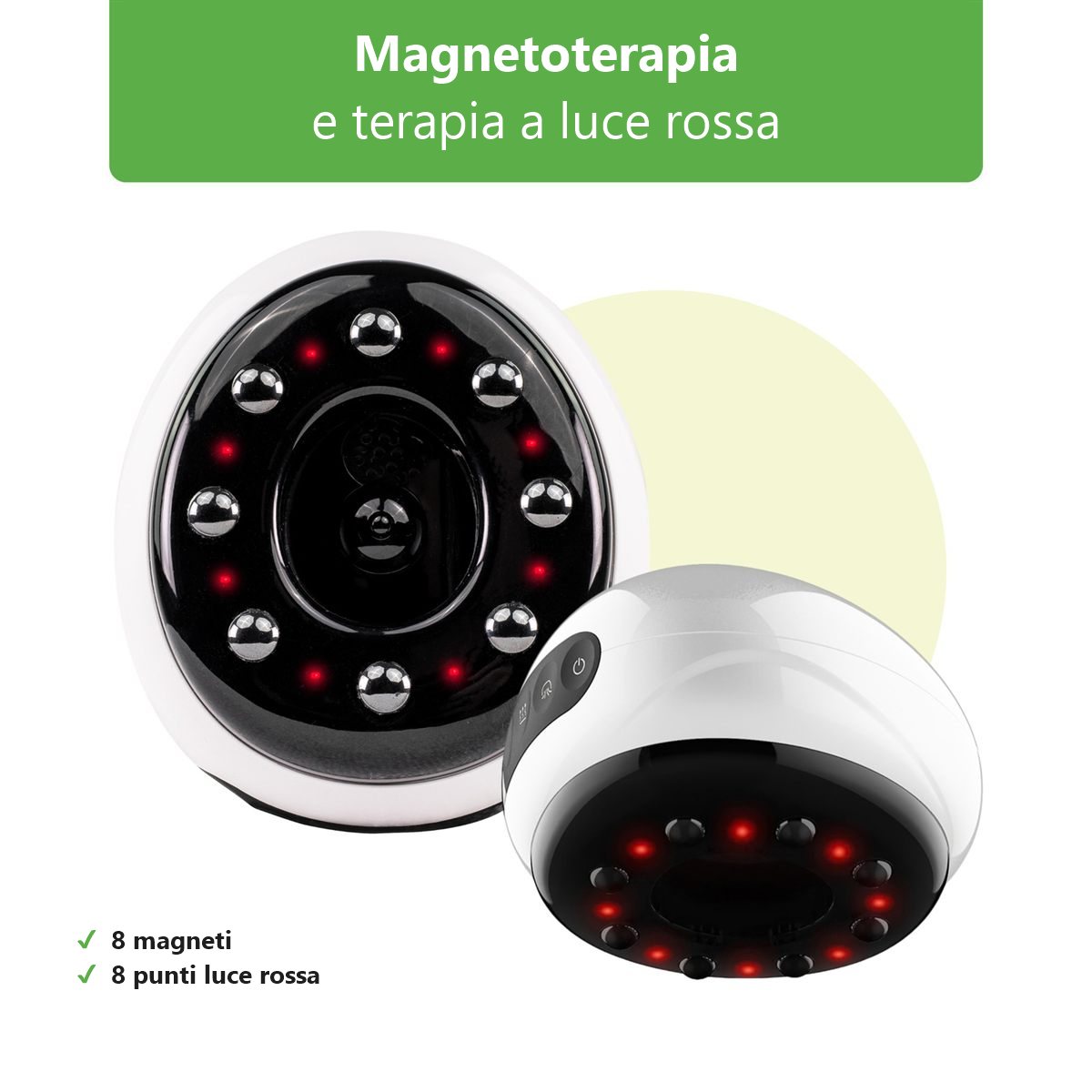 AirBubble – magneti e punti luce rossa