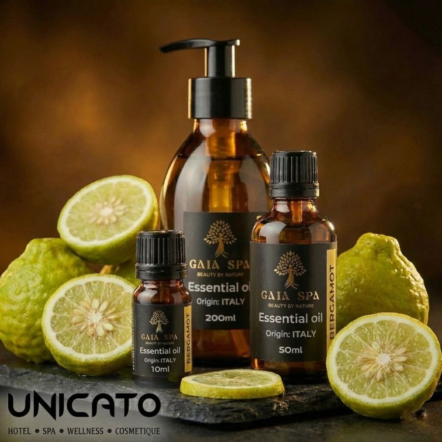 Esenciálny olej Bergamot GAIA SPA 10 ml, 50 ml a 200 ml