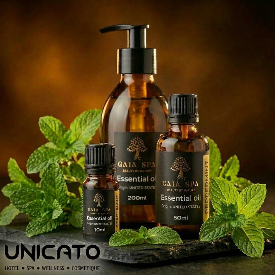 Esenciálny olej Mäta pieporná GAIA SPA 10 ml, 50 ml a 200 ml