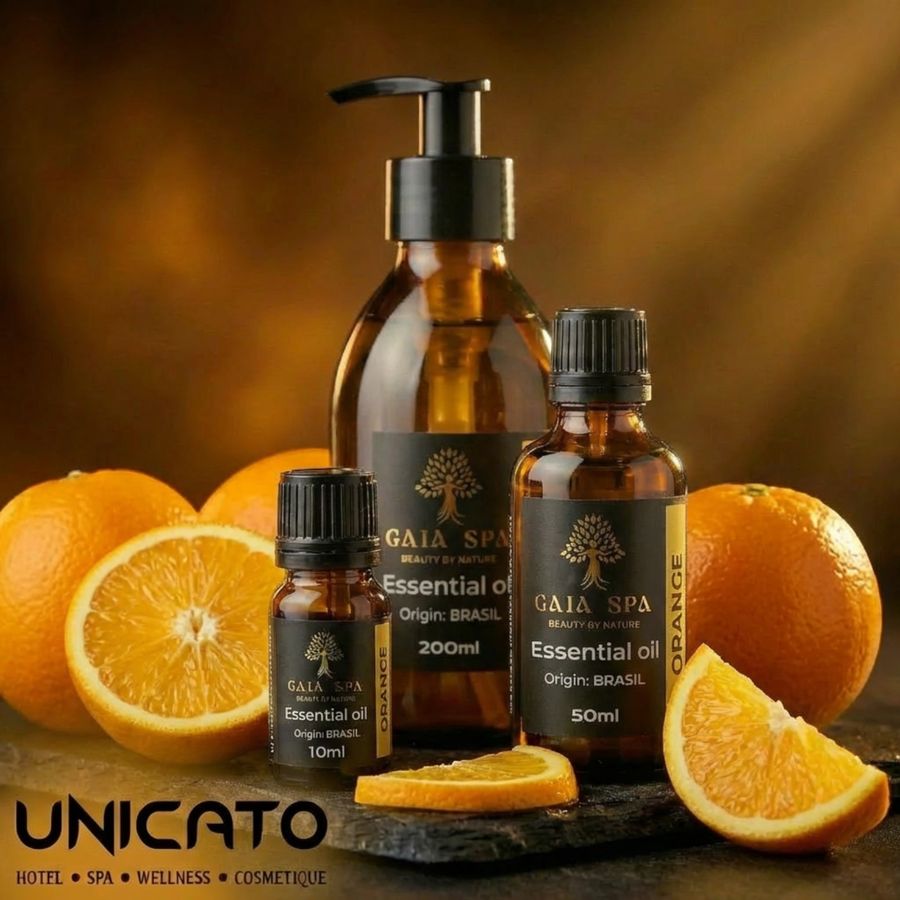 Esenciálny olej Pomaranč GAIA SPA 10 ml, 50 ml a 200 ml