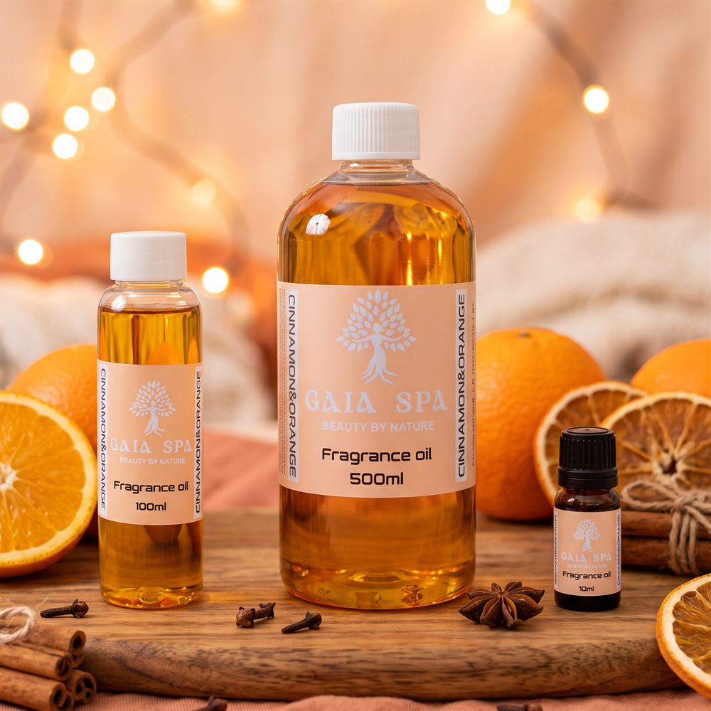 Fahéj és narancs (Cinnamon & Orange) illatolaj GAIA SPA – 10 ml, 100 ml és 500 ml