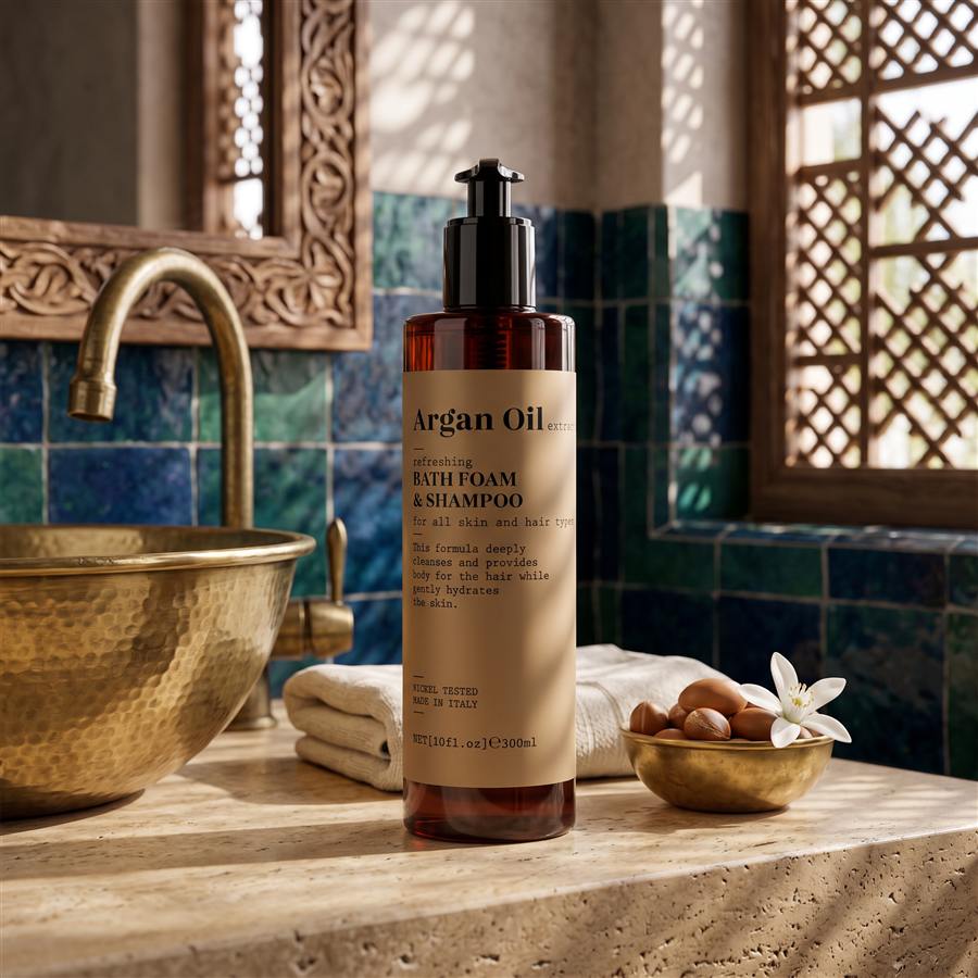 Gél na vlasy a telo ARGAN OIL extract 300 ml