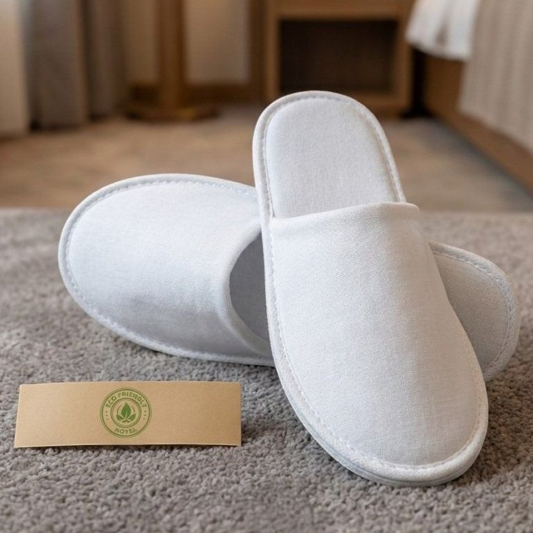 Hotelske papuče HS12 POLYESTER SOFT sa zatvorenom špicom