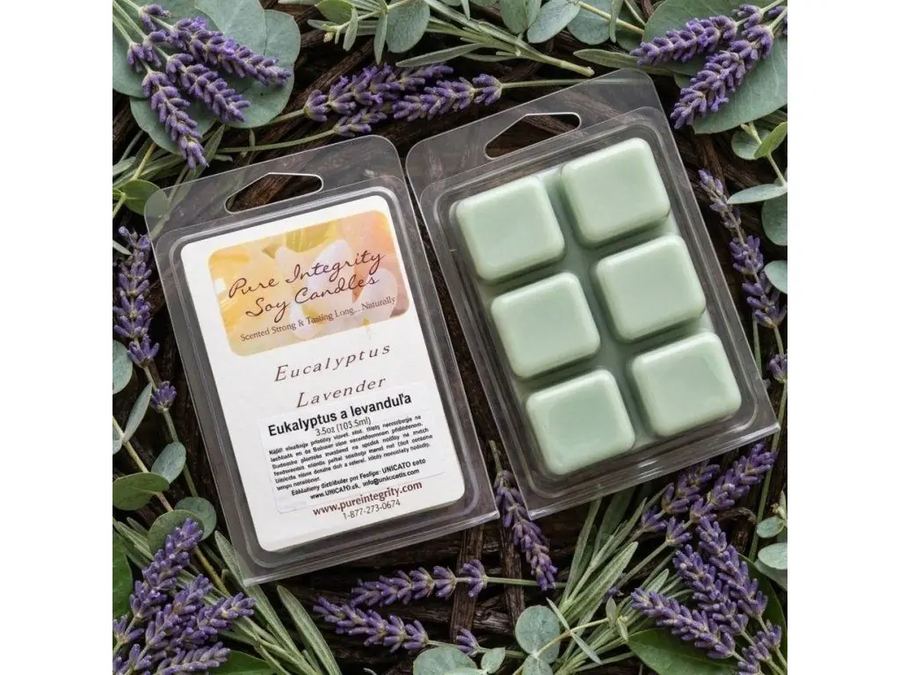 Eukalyptus & levanduľa – vonný sójový vosk 3,5 oz