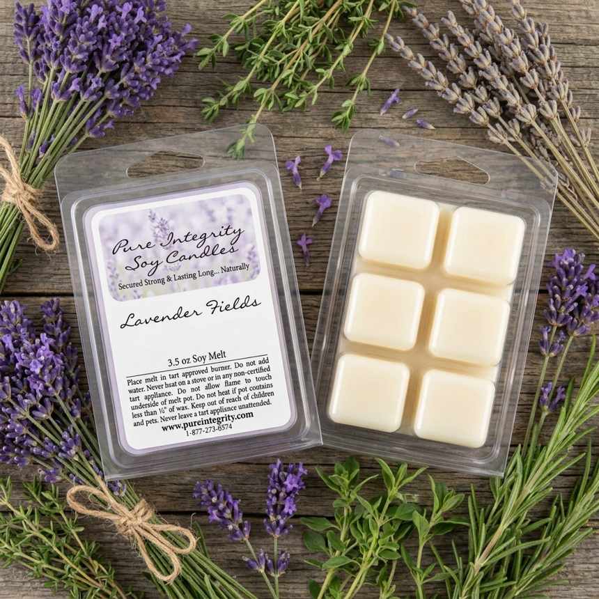 Levanduľové polia – vonný sójový vosk 3,5 oz
