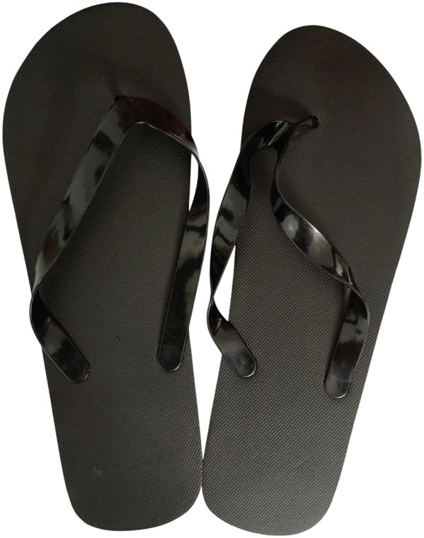 Pool-Flip-Flops FLIP-FLOP schwarz 29,5 cm von oben – Logovorschau