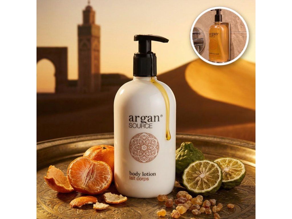 Telový krém 500ml ARGAN SOURCE (pumpičkový dávkovač)