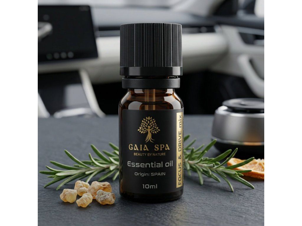 Aromaterapeutická zmes do auta Sústredenie