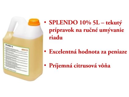2289 splendo 10 5l tekuty prostriedok na rucne umyvanie riadu