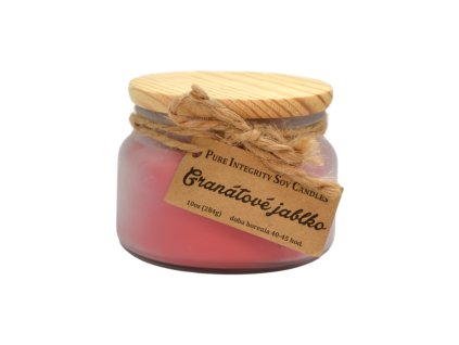 Vonná sójová sviečka GRANÁTOVÉ JABLKO (POMEGRANATE SPICE) 10 oz (284g)