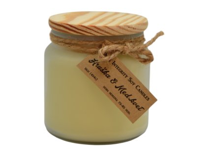 Vonná sójová sviečka HRUŠKA & MEDOVÝ KVET (HONEYSUCKLE PEAR) 16 oz (454g)