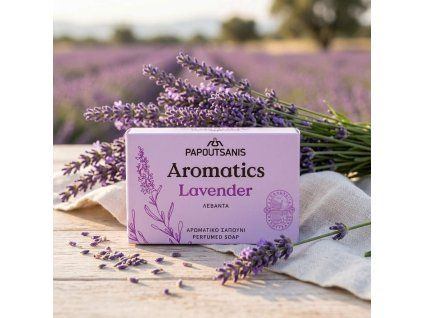 Tuhé mydlo AROMATICS Levanduľa 100gr