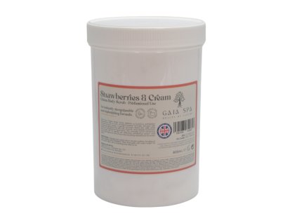 Telový peeling Jahody so šľahačkou (Strawberries & Cream) 800ml - GAIA SPA