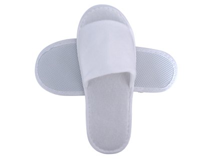 Hotelové papuče HS1 (sáčok) POLYESTER SOFT, 29cm, otvorená špička