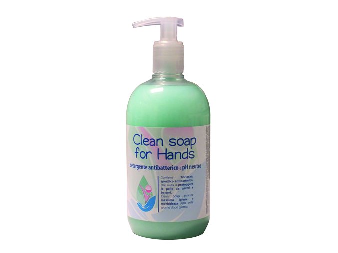 clean soap for hands