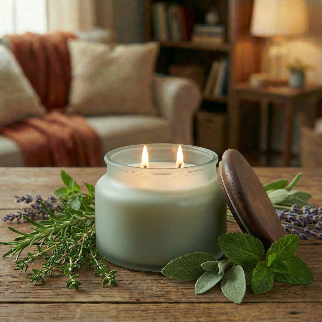 Pure Integrity USA Vonná sójová sviečka BYLINNÁ ZÁHRADA (HERB GARDEN) 10 oz (284g)