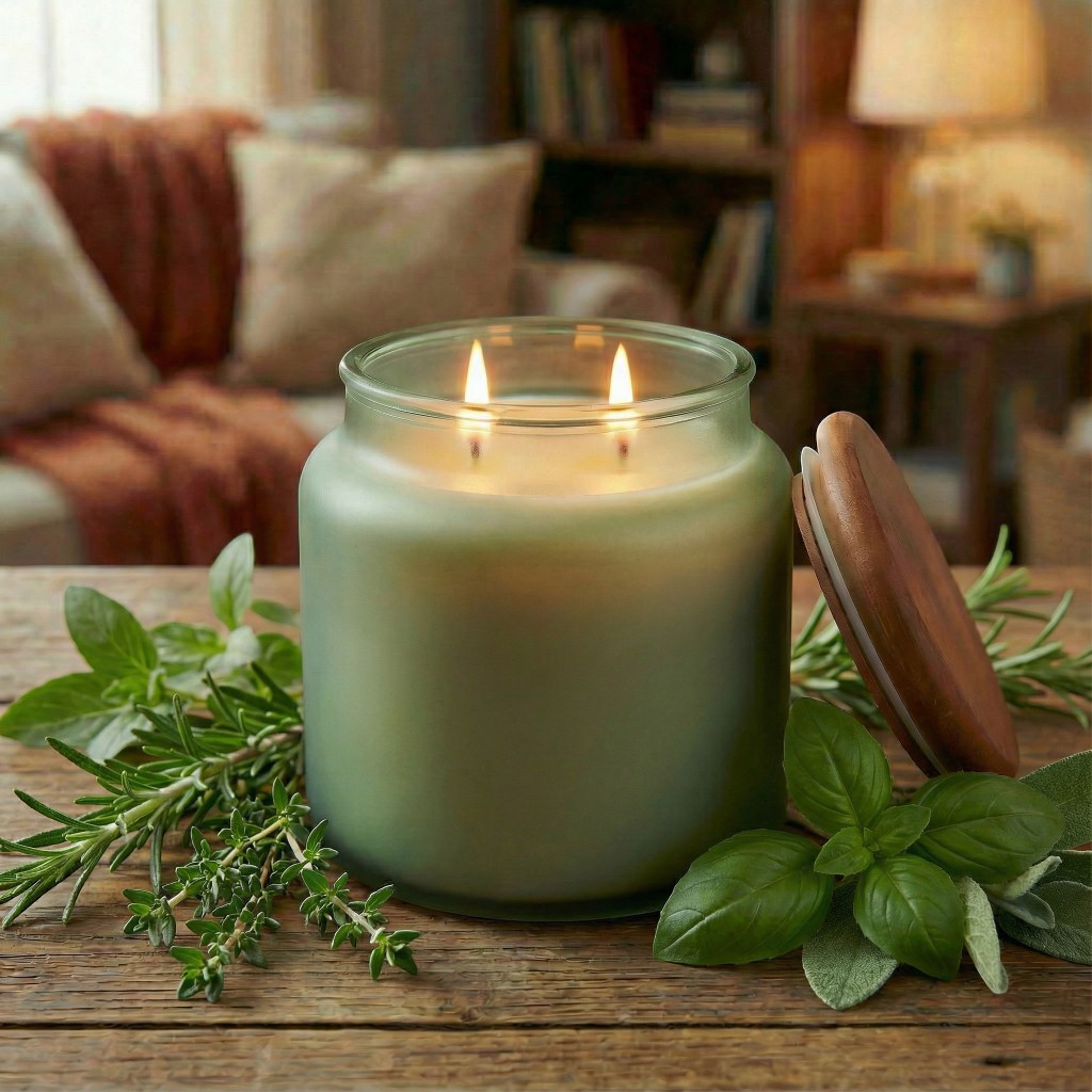 Pure Integrity USA Vonná sójová sviečka BYLINNÁ ZÁHRADA (HERB GARDEN) 16 oz (454g)