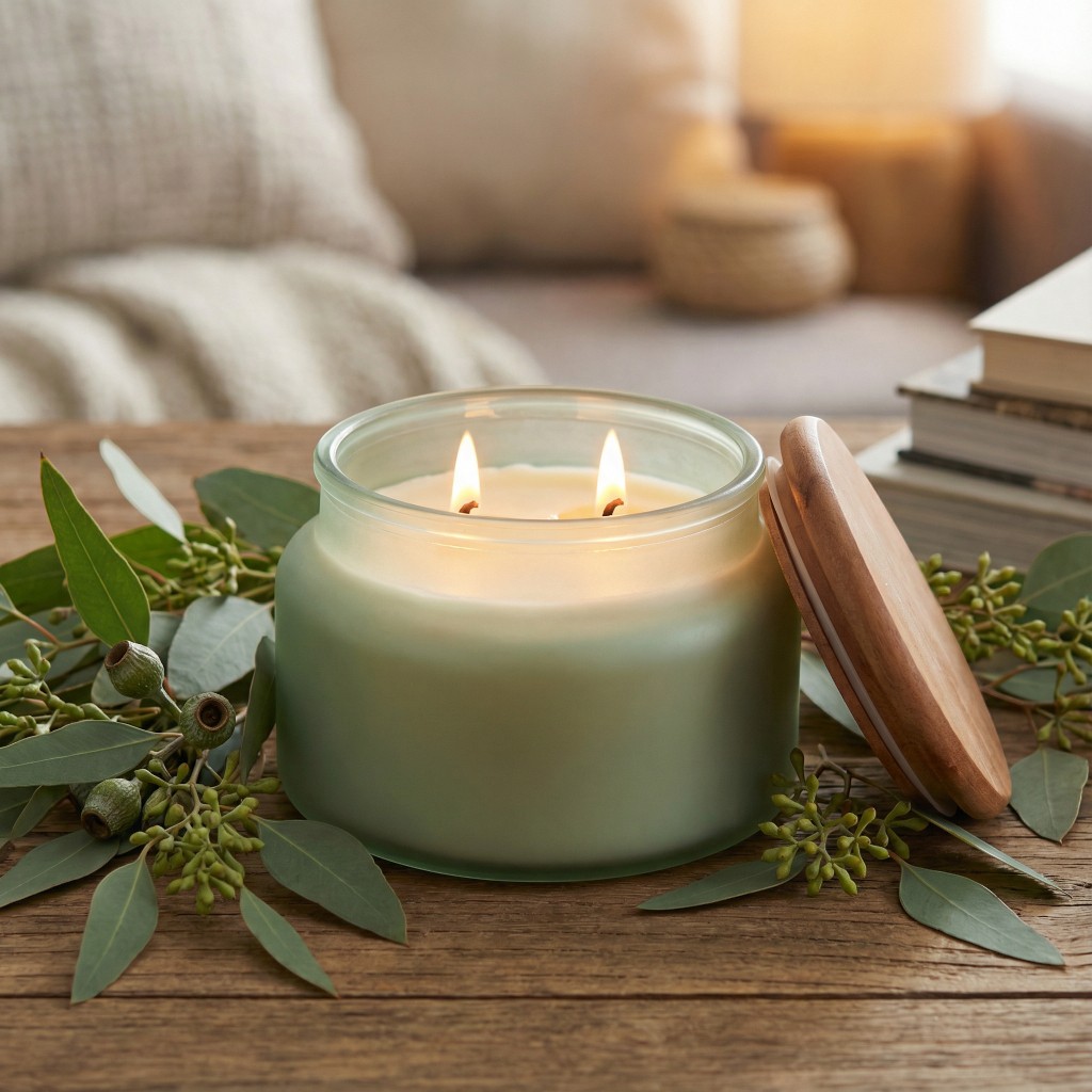 Pure Integrity USA Vonná sójová sviečka EUKALYPTUS (EUCALYPTUS) 10 oz (284g)